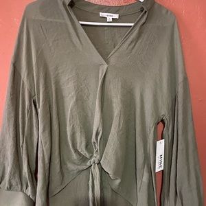 Olive Green Top